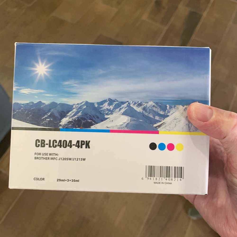 Ink for Brother MFC-J1205W/J1215W. New in box.